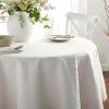 imageMartha Stewart Honeycomb Modern Farmhouse Tablecloth Blue 70quot RoundNatural