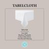 imageMartha Stewart Honeycomb Modern Farmhouse Tablecloth Blue 70quot RoundWhite