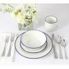 imageMartha Stewart Laurentide 20 pc Stainless Steel Flatware Set  Stone FinishSpringbank Mirror Polish