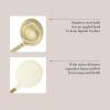 imageMartha Stewart Lockton 2Piece Stainless Steel ampamp Nylon Kitchen Skimmer and Ladle Set  Linen wGold