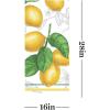 imageMartha Stewart Lots of Lemons Modern Kitchen Towel Oven Mitt ampamp Potholder Set 4Pack WhiteYellow