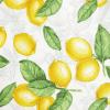 imageMartha Stewart Lots of Lemons Placemat Set 4Pack WhiteYellow 13quotx175quot