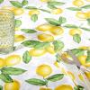 imageMartha Stewart Lots of Lemons Tablecloth Single Pack WhiteYellow 60quotx84quot84 x 60 Rectangular