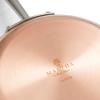 imageMartha Stewart Martha 35Quart Stainless Steel Straight Sided Saute Pan wLid  Copper ExteriorSatin InteriorCopper