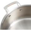 imageMartha Stewart Martha 35Quart Stainless Steel Straight Sided Saute Pan wLid  Copper ExteriorSatin InteriorCopper