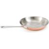 imageMartha Stewart Martha 35Quart Stainless Steel Straight Sided Saute Pan wLid  Copper ExteriorSatin InteriorCopper
