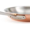 imageMartha Stewart Martha 35Quart Stainless Steel Straight Sided Saute Pan wLid  Copper ExteriorSatin InteriorCopper
