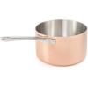 imageMartha Stewart Martha 35Quart Stainless Steel Straight Sided Saute Pan wLid  Copper ExteriorSatin InteriorCopper