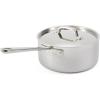 imageMartha Stewart Martha 8quot Triply Stainless Steel Saute Fry Pan wCeramic NonStick InteriorStainless Steel