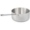 imageMartha Stewart Martha 8quot Triply Stainless Steel Saute Fry Pan wCeramic NonStick InteriorStainless Steel