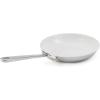 imageMartha Stewart Martha 8quot Triply Stainless Steel Saute Fry Pan wCeramic NonStick InteriorStainless w Ceramic Interior