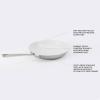 imageMartha Stewart Martha 8quot Triply Stainless Steel Saute Fry Pan wCeramic NonStick InteriorStainless w Ceramic Interior