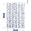 imageMartha Stewart Marthas Garden Shower Curtain Botanical Floral Print Cotton Shower Curtain for Bathroom Spa Quality Modern Shower Curtains Standard Size 72x72 Sage GreenBlue