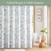 imageMartha Stewart Marthas Garden Shower Curtain Botanical Floral Print Cotton Shower Curtain for Bathroom Spa Quality Modern Shower Curtains Standard Size 72x72 Sage GreenSage Green