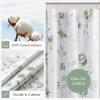 imageMartha Stewart Marthas Garden Shower Curtain Botanical Floral Print Cotton Shower Curtain for Bathroom Spa Quality Modern Shower Curtains Standard Size 72x72 Sage GreenSage Green