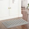 imageMartha Stewart Miles Modern Diamond AntiFatigue AirInfused Kitchen Mat Beige 196quotx32quotGrey