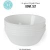 imageMartha Stewart Opalton 6 Piece 6 Inch Bowls Lightweight Chip and Break Resistant SoupCereal Bowl