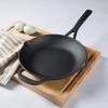 imageMartha Stewart Pre Seasoned Cast Iron 10quot SkilletCast Iron