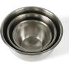 imageMartha Stewart Rhinewell Mirror Polish 6 Piece Stainless Steel Mixing Bowls with Lid and NonSlip Base  Grey