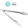 imageMartha Stewart Richburn 12quot Tongs  Stainless SteelStainless Steel