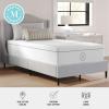 imageMartha Stewart SleepComplete King Mattress in a Box Firm Pocket Spring and Foam Hybrid Mattress DualAction Cooling 5Way Zoning Coolweave Cover 12 quot WhiteTwin