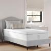 imageMartha Stewart SleepComplete King Mattress in a Box Firm Pocket Spring and Foam Hybrid Mattress DualAction Cooling 5Way Zoning Coolweave Cover 12 quot WhiteTwin