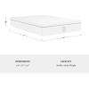 imageMartha Stewart SleepComplete King Mattress in a Box Firm Pocket Spring and Foam Hybrid Mattress DualAction Cooling 5Way Zoning Coolweave Cover 12 quot WhiteFull