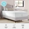 imageMartha Stewart SleepComplete King Mattress in a Box Firm Pocket Spring and Foam Hybrid Mattress DualAction Cooling 5Way Zoning Coolweave Cover 12 quot WhiteTwin
