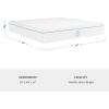 imageMartha Stewart SleepComplete King Mattress in a Box Firm Pocket Spring and Foam Hybrid Mattress DualAction Cooling 5Way Zoning Coolweave Cover 12 quot WhiteKing