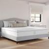 imageMartha Stewart SleepComplete King Mattress in a Box Firm Pocket Spring and Foam Hybrid Mattress DualAction Cooling 5Way Zoning Coolweave Cover 12 quot WhiteKing