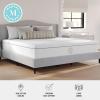 imageMartha Stewart SleepComplete King Mattress in a Box Firm Pocket Spring and Foam Hybrid Mattress DualAction Cooling 5Way Zoning Coolweave Cover 12 quot WhiteKing
