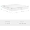 imageMartha Stewart SleepComplete King Mattress in a Box Firm Pocket Spring and Foam Hybrid Mattress DualAction Cooling 5Way Zoning Coolweave Cover 12 quot WhiteKing