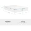 imageMartha Stewart SleepComplete King Mattress in a Box Firm Pocket Spring and Foam Hybrid Mattress DualAction Cooling 5Way Zoning Coolweave Cover 12 quot WhiteFull