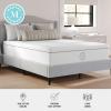 imageMartha Stewart SleepComplete King Mattress in a Box Firm Pocket Spring and Foam Hybrid Mattress DualAction Cooling 5Way Zoning Coolweave Cover 12 quot WhiteFull
