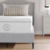 imageMartha Stewart SleepComplete King Mattress in a Box Firm Pocket Spring and Foam Hybrid Mattress DualAction Cooling 5Way Zoning Coolweave Cover 12 quot WhiteTwin