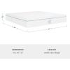 imageMartha Stewart SleepComplete Queen Mattress in a Box MediumFirm TripleAction Cooling Gel Memory Foam Mattress Removable Coolweave Jacquard Cover 12quot WhiteKing