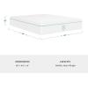 imageMartha Stewart SleepComplete Queen Mattress in a Box MediumFirm TripleAction Cooling Gel Memory Foam Mattress Removable Coolweave Jacquard Cover 12quot WhiteQueen