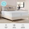imageMartha Stewart SleepComplete Queen Mattress in a Box MediumFirm TripleAction Cooling Gel Memory Foam Mattress Removable Coolweave Jacquard Cover 12quot WhiteQueen