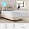 imageMartha Stewart SleepComplete Queen Mattress in a Box MediumFirm TripleAction Cooling Gel Memory Foam Mattress Removable Coolweave Jacquard Cover 12quot WhiteFull