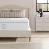 imageMartha Stewart SleepComplete Queen Mattress in a Box MediumFirm TripleAction Cooling Gel Memory Foam Mattress Removable Coolweave Jacquard Cover 12quot WhiteFull