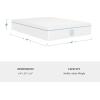 imageMartha Stewart SleepComplete Queen Mattress in a Box MediumFirm TripleAction Cooling Gel Memory Foam Mattress Removable Coolweave Jacquard Cover 12quot WhiteFull