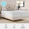 imageMartha Stewart SleepComplete Queen Mattress in a Box MediumFirm TripleAction Cooling Gel Memory Foam Mattress Removable Coolweave Jacquard Cover 12quot WhiteFull