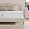 imageMartha Stewart SleepComplete Queen Mattress in a Box MediumFirm TripleAction Cooling Gel Memory Foam Mattress Removable Coolweave Jacquard Cover 12quot WhiteKing