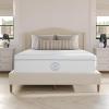 imageMartha Stewart SleepComplete Queen Mattress in a Box MediumFirm TripleAction Cooling Gel Memory Foam Mattress Removable Coolweave Jacquard Cover 12quot WhiteFull