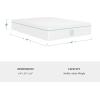imageMartha Stewart SleepComplete Queen Mattress in a Box MediumFirm TripleAction Cooling Gel Memory Foam Mattress Removable Coolweave Jacquard Cover 12quot WhiteFull