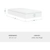 imageMartha Stewart SleepComplete Queen Mattress in a Box MediumFirm TripleAction Cooling Gel Memory Foam Mattress Removable Coolweave Jacquard Cover 12quot WhiteTwin