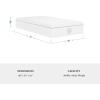 imageMartha Stewart SleepComplete Queen Mattress in a Box MediumPlush DualAction Cooling Gel Memory Foam Mattress Removable Coolweave Jacquard Cover 12quot WhiteWhite