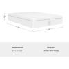 imageMartha Stewart SleepComplete Queen Mattress in a Box MediumPlush DualAction Cooling Gel Memory Foam Mattress Removable Coolweave Jacquard Cover 12quot WhiteWhite