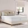 imageMartha Stewart SleepComplete Queen Mattress in a Box MediumPlush DualAction Cooling Gel Memory Foam Mattress Removable Coolweave Jacquard Cover 12quot WhiteWhite