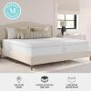 imageMartha Stewart SleepComplete Queen Mattress in a Box MediumPlush DualAction Cooling Gel Memory Foam Mattress Removable Coolweave Jacquard Cover 12quot WhiteWhite